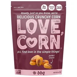 Love Corn Roasted Bbq Crunchy Corn - 4 Oz
