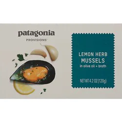 Patagonia Lemon Herb Mussels In Olive Oil + Broth - 4.2 Oz