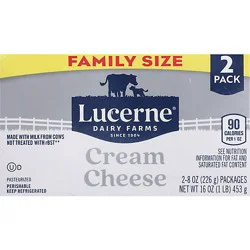 Lucerne Cream Cheese Family Size - 16 Oz