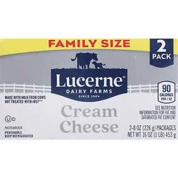Lucerne Cream Cheese Family Size - 16 Oz