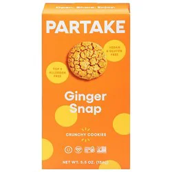 Partake Foods Cookies Ginger Snap - 5.5 Oz