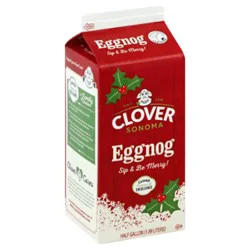 Clover Conventional Eggnog - 64 Oz