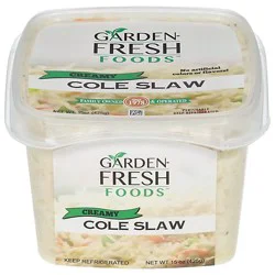 Garden Fresh Creamy Shredded Cole Slaw - 15 Oz