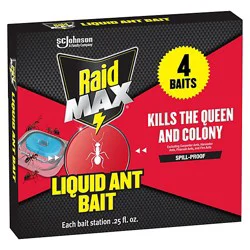 Raid Max Liquid Ant Bait Stations 4 Count - Each