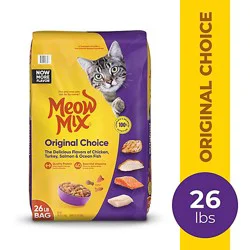 Meow Mix Original Dry Cat Food - 26 Lb