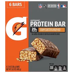 Gatorade Whey Protein Bar Peanut Butter Chocolate Multipack - 6-2.8 Oz