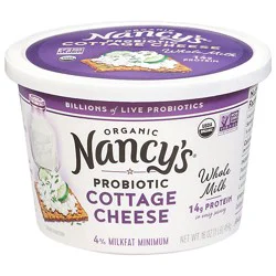 Nancys Organic Whole Milk Cottage Cheese 16oz - 16 Oz
