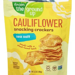 From The Ground Up Cauliflower Cracker Sea Slt - 3.5 Oz