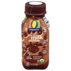 O Organics Milk Aseptic Chocolate Low Fat - 8 Fl. Oz.