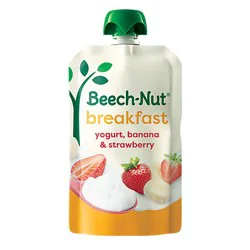 Beechnut Stg 4 Bfst Yogurt Banana Straw - 3.5 Oz