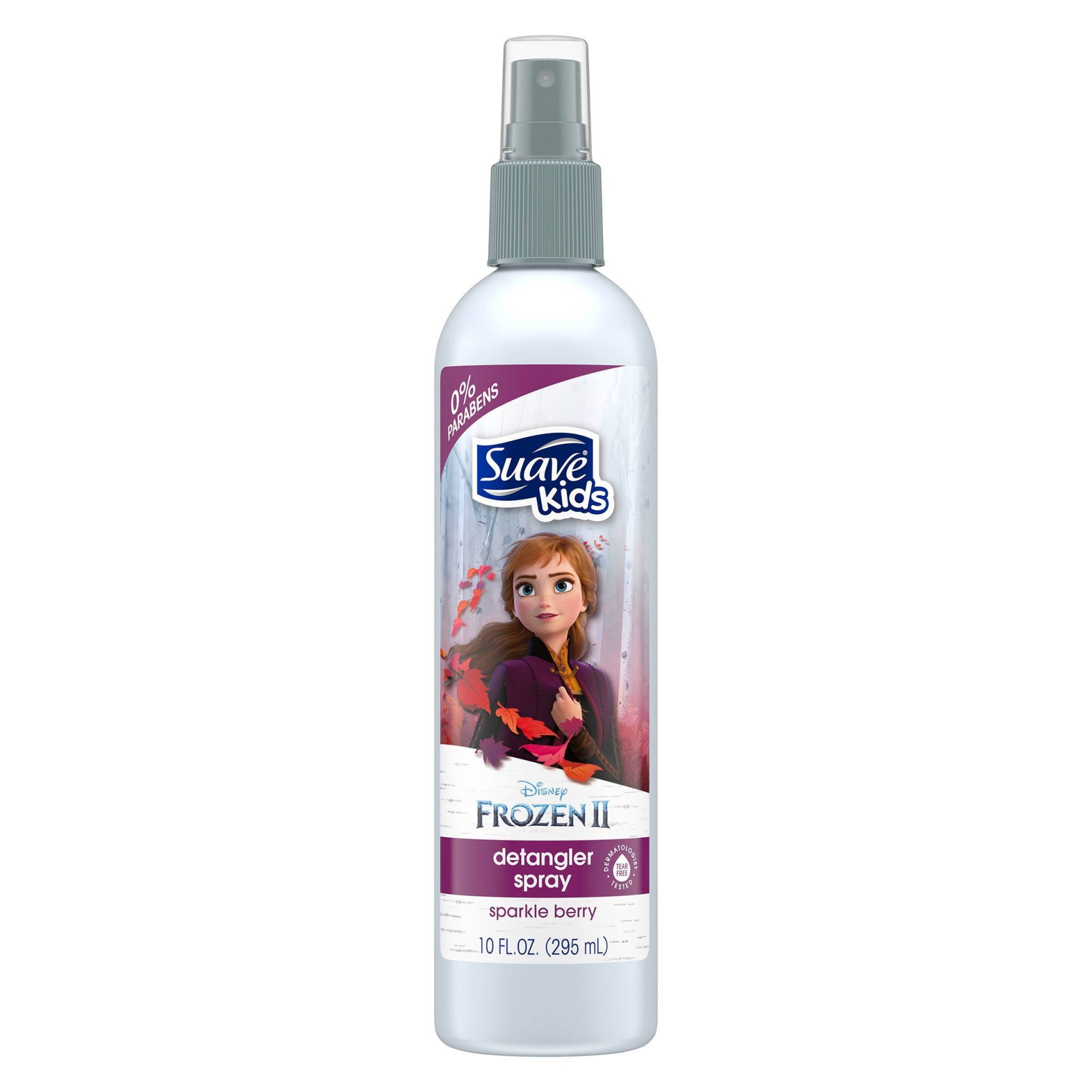 slide 1 of 4, Suave Kids Disney Frozen II Sparkle Berry Detangler Spray, 10 oz