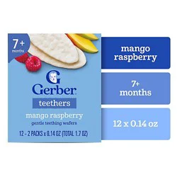Gerber Mango Raspberry Snack Box For Baby Teethers - 12-1.7 Oz