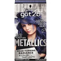 Got2b Metallics M67 Blue Mercury Permanent Hair Color - Each
