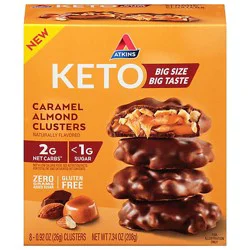 Atkins Keto Clusters Carmel Almond Cluster - 8-1.06 Oz