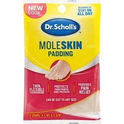 Dr Schl Moleskin Plus Padding - 3 Ct