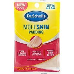 Dr Schl Moleskin Plus Padding - 3 Ct