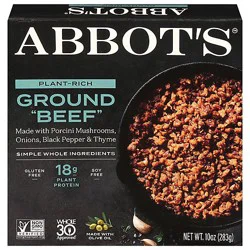 Abbots Butcher Plant Based Ground Beef - 10 Oz