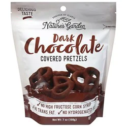 Nature's Garden Dark Chocolate Pretzels - Each