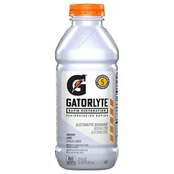 Gatorade Gatorlyte Electrolyte Beverage Cherry Lime Naturally Flavored Bottle - 20 Oz