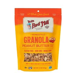 Bobs Red Mill Granola Homestyle Pnt Btr - 11 Oz