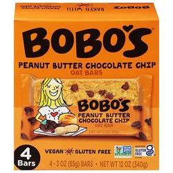Bobos Oat Bar Pb Choc Chip Mp - 4-3 Oz