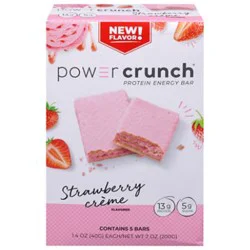 Bx Power Crunch Original Strawberry Creme - 5-1.4 Oz