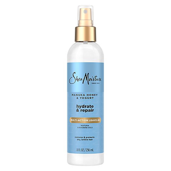 slide 1 of 1, Shea Moisture Manuka Honey Yogurt Leave In Hydrate And Repair - 8oz, 8 fl oz