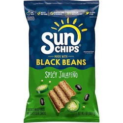 Sunchips Whole Grain Snacks Black Bean Spicy Jalapeno - 7 Oz