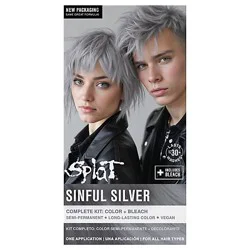 Splat Sinful Silver Hair Color Kit - Each