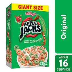 Kellogg's Apple Jacks 8 Vitamins And Minerals Original Breakfast Cereal - 23 Oz