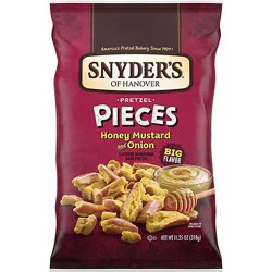 Snyder's Of Hanover Honey Mustard & Onion Flavored Pretzel Pieces - 11.25 Oz