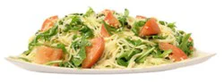 Lemon Capellini Salad With Arugula