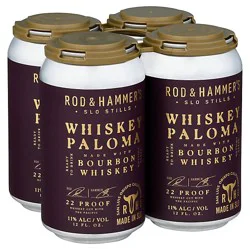 Rod & Hammer's Whiskey Paloma In Cans - 4-355 Ml