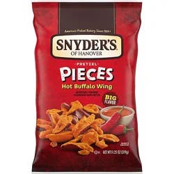 Snyder's Of Hanover Hot Buffalo Wing Pretzel Pieces - 11.25 Oz