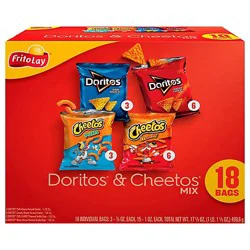 Frito-Lay Variety Pack Doritos & Cheetos Mix - 18 Count