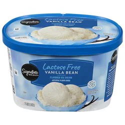 Signature Select Vanilla Bean Lactose Free Ice Cream - 1.5 Qt