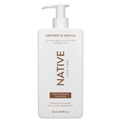 Native Shampoo Coconut Vanilla Moisturiz - 16.5 Oz