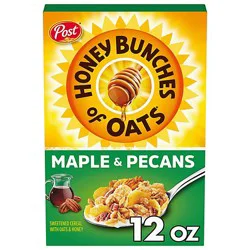 Post Honey Bunches Of Oats Maple Pecan - 12 Oz