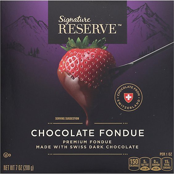 slide 1 of 1, Signature Reserve Fondue Chocolate - 7 Oz, 7 oz