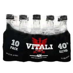 Vitali Vodka Plastic Bottles 80 Proof - 10-50 Ml