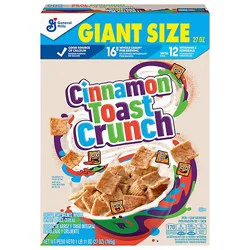 Cinnamon Toast Crunch Whole Grain Breakfast Cereal Giant Size - 27 Oz