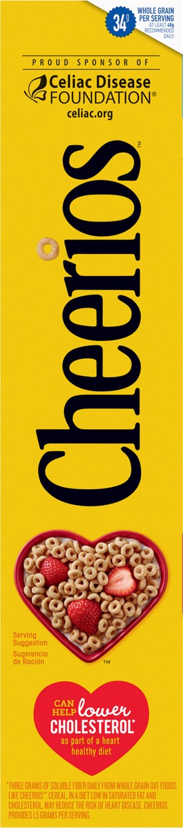 slide 6 of 11, Gmills Cheerios Tstd Whl Grn Oat Cereal Family Sz - 20 Oz, 20 oz