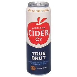 Portland Cider True Brut In Cans - 19.2 Fz
