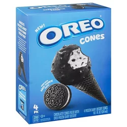 Oreo Balltop Ice Cream Cones - 4-4.6 Fz