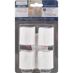 Led Votive Soft Glow - 4 Ct