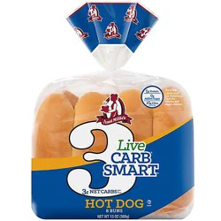 Aunt Millie's Live Carb Smart Hot Dog Buns - 8 Count