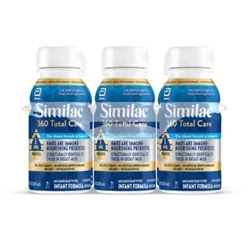 Similac 360 Total Care Ready To Feed Milk-Based Infant Formula With Iron Bottles Multipack - 6-8 Fl. Oz.