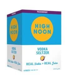 High Noon Sun Sips Passion Fruit Hard Seltzer In Cans - 4-355 Ml
