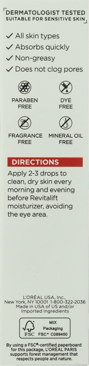 slide 7 of 12, L'Oréal Fragrance Free Derm Intensives Revitalift 1 fl oz, 1 fl oz