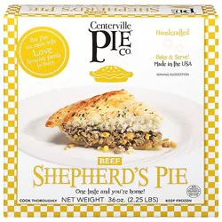 Centerville Pie Co. Beef Shepherds Pie - 36 Oz